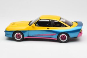 Opel Manta Gul Blå BoS Models 1:18 BOS279 Metal — billede 3 af 6