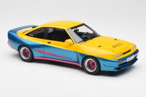 Opel Manta Gul Blå BoS Models 1:18 BOS279 Metal — billede 4 af 6