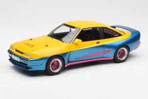 Opel Manta Gul Blå BoS Models 1:18 BOS279 Metal