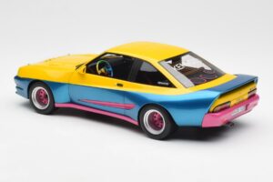 Opel Manta Gul Blå BoS Models 1:18 BOS279 Metal — billede 5 af 6