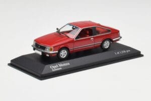 Opel Monza A Rød Minichamps 1:43 400045121 Metal — billede 2 af 4