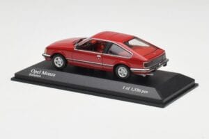 Opel Monza A Rød Minichamps 1:43 400045121 Metal — billede 3 af 4