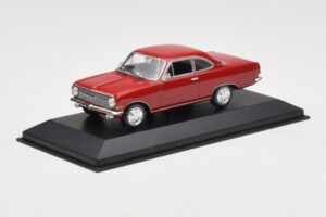 Opel Rekord A Rød Minichamps 1:43 400041004 Metal — billede 2 af 4