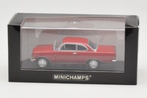 Opel Rekord A Rød Minichamps 1:43 400041004 Metal — billede 4 af 4