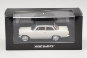Opel Rekord A Hvid Sort Tag Minichamps 1:43 430041002 Metal — billede 4 af 4