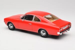 Opel Rekord C Coupe Rød Minichamps 1:18 107047020 Resin — billede 5 af 6
