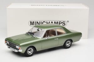 Opel Rekord C Green Metallic Minichamps 1:18 107047000 Resin — billede 6 af 6