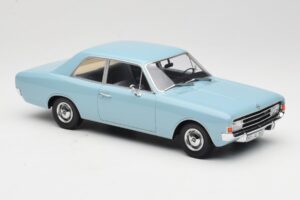 Opel Rekord C Lyseblå Minichamps 1:18 107047002 Metal — billede 4 af 6
