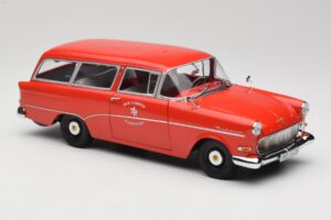 Opel Rekord P1 Caravan Feuerwehr Neuenkirchen Minichamps 1:18 180043291 Metal — billede 6 af 8