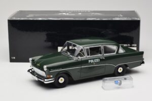 Opel Rekord P1 Polizei Minichamps 1:18 180043290 Metal — billede 8 af 8