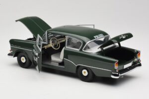 Opel Rekord P1 Polizei Minichamps 1:18 180043290 Metal — billede 5 af 8