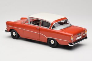 Opel Rekord P1 Rød Minichamps 1:18 180043201 Metal — billede 7 af 8