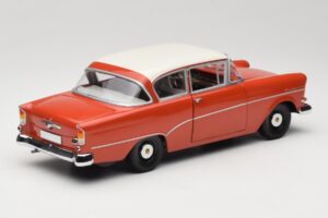 Opel Rekord P1 Rød Minichamps 1:18 180043201 Metal — billede 3 af 8