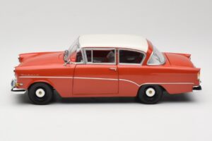 Opel Rekord P1 Rød Minichamps 1:18 180043201 Metal — billede 4 af 8