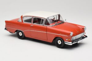 Opel Rekord P1 Rød Minichamps 1:18 180043201 Metal — billede 6 af 8
