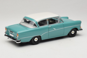 Opel Rekord P1 Turkisblå Minichamps 1:18 180043200 Metal — billede 3 af 8