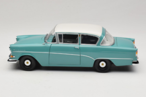 Opel Rekord P1 Turkisblå Minichamps 1:18 180043200 Metal — billede 4 af 8