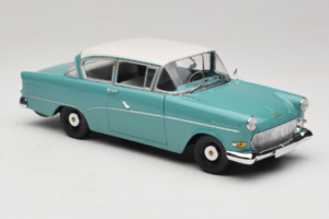 Opel Rekord P1 Turkisblå Minichamps 1:18 180043200 Metal — billede 6 af 8