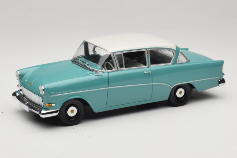 Opel Rekord P1 Turkisblå Minichamps 1:18 180043200 Metal