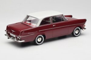 Opel Rekord P2 Mørkerød & Hvid BoS Models 1:18 BOS415 Resin — billede 2 af 6