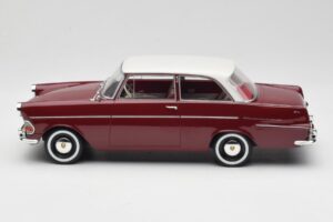 Opel Rekord P2 Mørkerød & Hvid BoS Models 1:18 BOS415 Resin — billede 3 af 6