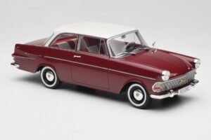Opel Rekord P2 Mørkerød & Hvid BoS Models 1:18 BOS415 Resin — billede 4 af 6
