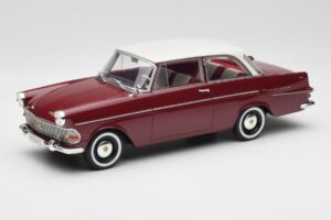 Opel Rekord P2 Mørkerød & Hvid BoS Models 1:18 BOS415 Resin