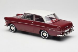 Opel Rekord P2 Mørkerød & Hvid BoS Models 1:18 BOS415 Resin — billede 5 af 6