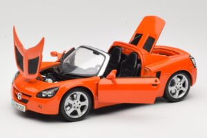 Opel Speedster Orange Maisto 1:18 31615 Metal — billede 2 af 8
