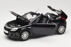 Opel Tigra TwinTop B Sort Norev 1:18 183600 Metal — billede 2 af 8