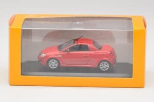 Opel Tigra TwinTop Magma Rød Minichamps 1:43 B24910027T Metal — billede 4 af 4
