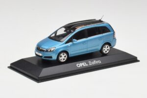 Opel Zafira A Star Blå Minichamps 1:43 B24910027Z Metal — billede 2 af 4