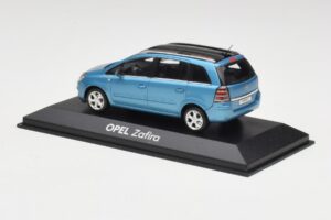 Opel Zafira A Star Blå Minichamps 1:43 B24910027Z Metal — billede 3 af 4