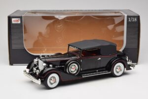 Packard Cabriolet Sort Anson 1:18 30397 Metal — billede 8 af 8