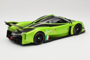 Pagani Huayra R Grøn LCD 1:18 LCD18012-GR Metal — billede 3 af 8