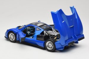 Pagani Zonda C12 Blå Solido 1:18 8172 Metal — billede 5 af 8
