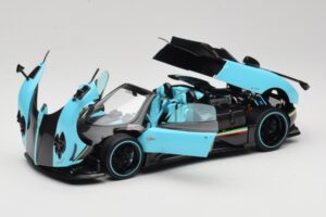 Pagani Zonda Uno Carbon Lyseblå Almost Real 1:18 850630001 Metal — billede 2 af 8