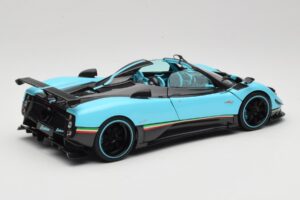 Pagani Zonda Uno Carbon Lyseblå Almost Real 1:18 850630001 Metal — billede 3 af 8