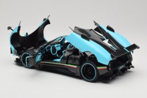Pagani Zonda Uno Carbon Lyseblå Almost Real 1:18 850630001 Metal — billede 5 af 8