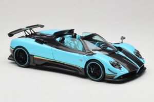 Pagani Zonda Uno Carbon Lyseblå Almost Real 1:18 850630001 Metal — billede 6 af 8