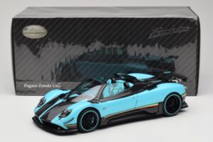 Pagani Zonda Uno Carbon Lyseblå Almost Real 1:18 850630001 Metal — billede 8 af 8