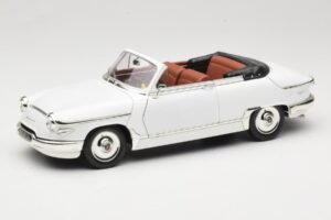 Panhard PL17 Cabriolet Hvid Solido 1:18 8174 Metal