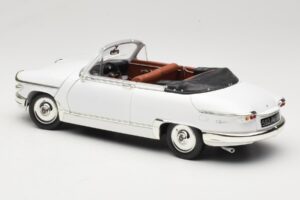 Panhard PL17 Cabriolet Hvid Solido 1:18 8174 Metal — billede 7 af 8