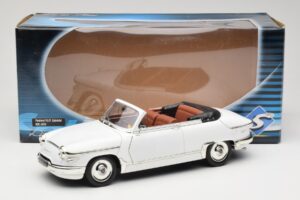 Panhard PL17 Cabriolet Hvid Solido 1:18 8174 Metal — billede 8 af 8