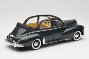 Peugeot 203 Cabriolet Sort Solido 1:18 8156 Metal — billede 3 af 8