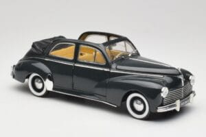 Peugeot 203 Cabriolet Sort Solido 1:18 8156 Metal — billede 6 af 8