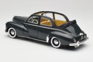 Peugeot 203 Cabriolet Sort Solido 1:18 8156 Metal — billede 7 af 8