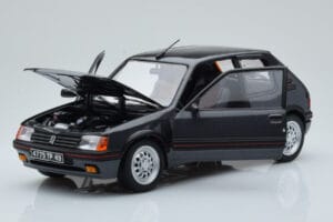 Peugeot 205 GTi 1.6 Graphite Grå Norev 1:18 184845 Metal — billede 2 af 8