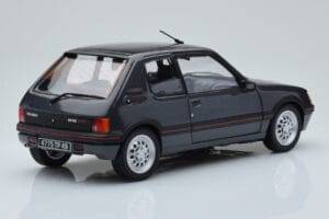 Peugeot 205 GTi 1.6 Graphite Grå Norev 1:18 184845 Metal — billede 3 af 8