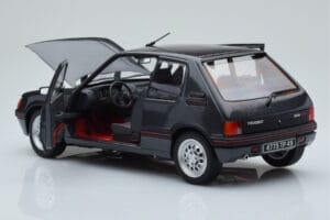 Peugeot 205 GTi 1.6 Graphite Grå Norev 1:18 184845 Metal — billede 5 af 8